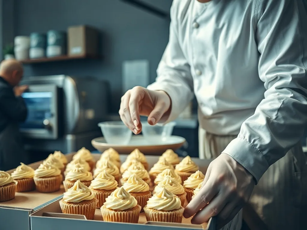 Boxing cupcakes